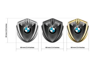 BMW Metallico Emblema Badge Disegno Forza Personalizzabile